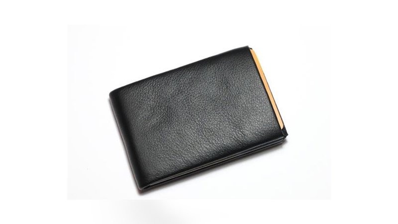 the nero slim wallet in black