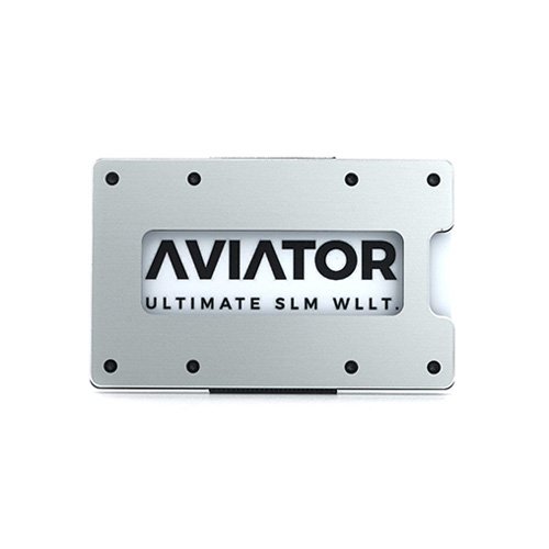 aviator-wallet-silver