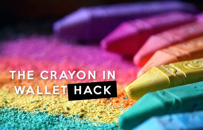 Crayon-in-wallet-hack
